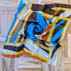 Givenchy Vibrant Geometric Silk Scarf